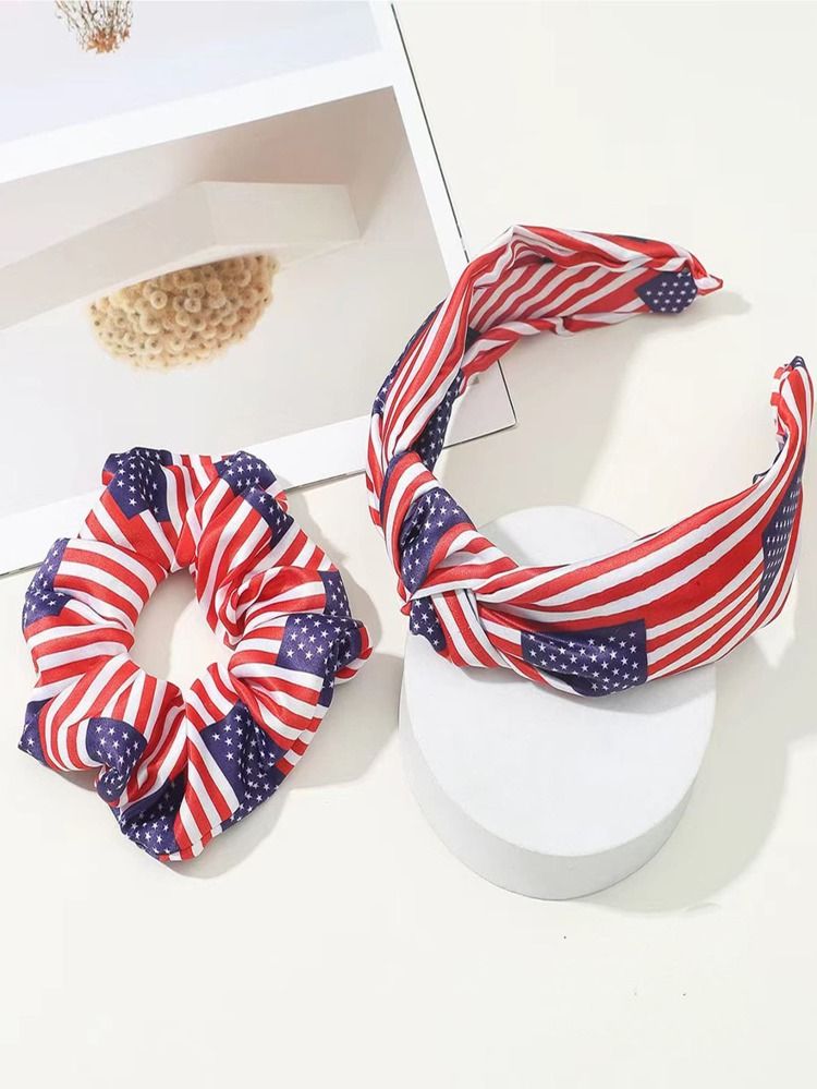 New
     
      Usa Independence Day Headband Set With Star & American Flag Design, Perfect For S... | SHEIN