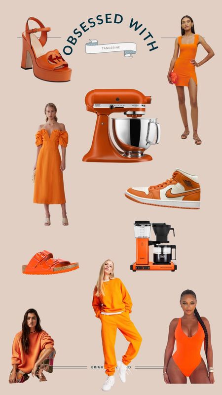 Orange dress, orange sneakers, orange  Birkenstock, range KitchenAid mixer, orange coffeemaker, orange sweats

#LTKFind #LTKGiftGuide #LTKhome
