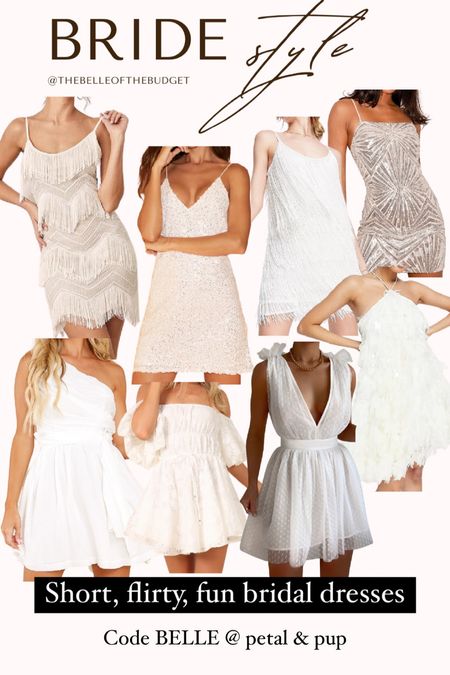 Bride dress - bachelorette dress - date night dress - white dress 

#LTKstyletip #LTKSeasonal #LTKwedding