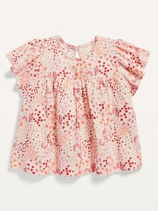 Printed Bell-Sleeve Top for Toddler Girls | Old Navy (US)