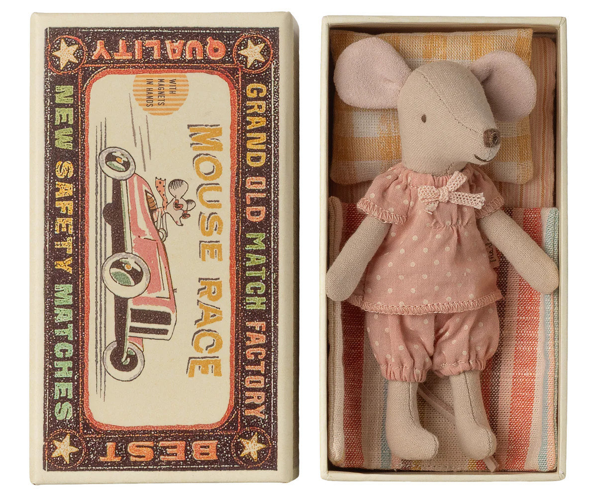 Maileg Big sister mouse in matchbox | Persnickety