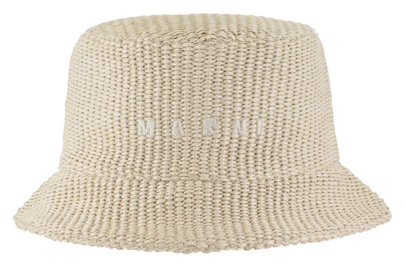 Marni Logo Embroidered Flat-Peak Bucket Hat | Cettire Global