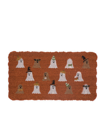 20x36 Ghost Scalloped Doormat | TJ Maxx