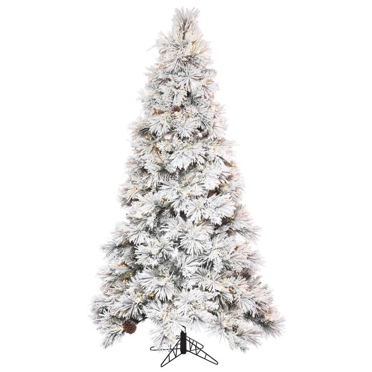 Odaniel Lighted Artificial Pine Christmas Tree | Wayfair North America
