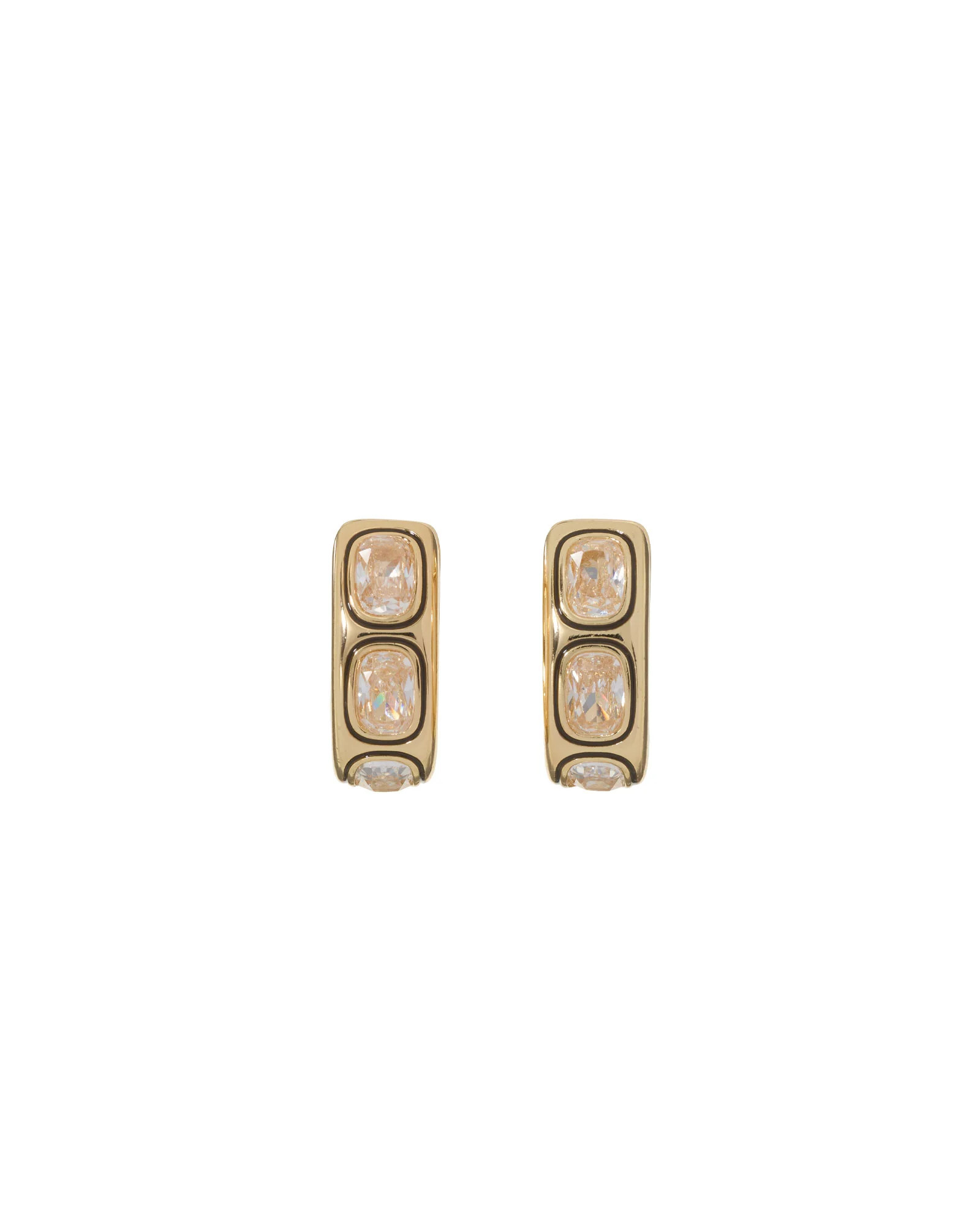 The Cubic Hinged Chubbie Hoops | YLANG 23