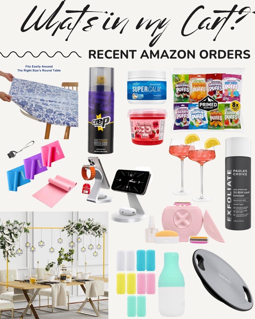Just added some new essentials to my cart! From relaxation to workouts, I've got everything covered! 🛒🌿

#amazon #everydayessentials #workout #partyessentials

#LTKHome #LTKBeauty #LTKfitnessgoals