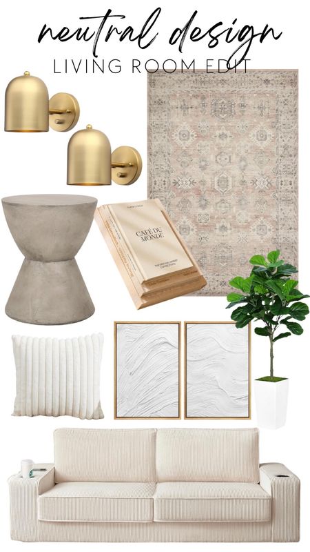 Neutral Design Home Decor Living Room Edit 

#LTKstyletip #LTKfindsunder100 #LTKhome