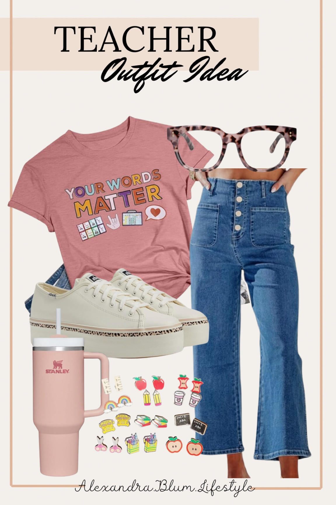 Teacher outfit idea from Amazon!! Cute comfy first day of school outfit for teachers! Elementary teacher outfit idea!

#LTKStyleTip #LTKBacktoSchool #LTKFindsUnder50