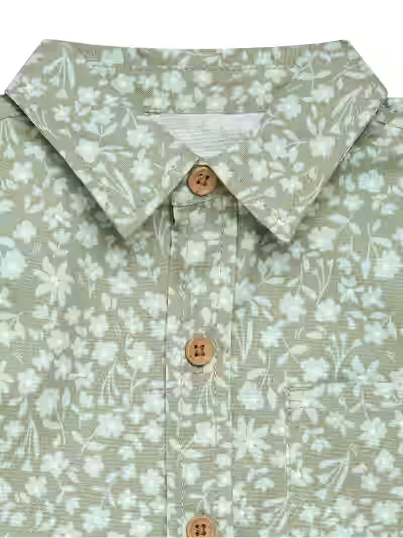 Modern Moments by Gerber Toddler Boy Resort Shirt and Short Outfit Set, 2-Piece, 12 Months - 5T | Walmart (US)