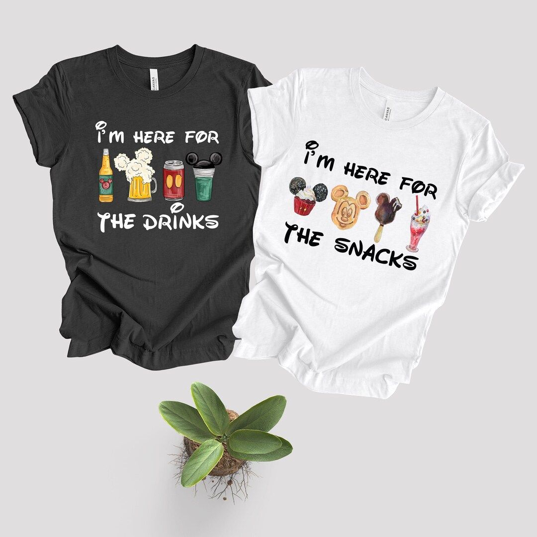 I'm Here for the Snacks I Am Here for the Drinks Family - Etsy | Etsy (US)