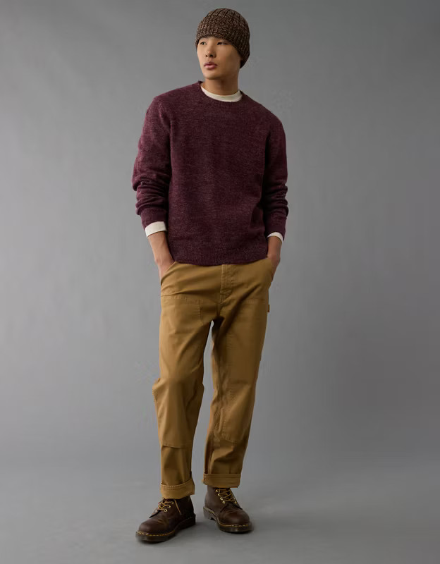AE Cozy Cabin Brushed Sweater | American Eagle Outfitters (US & CA)