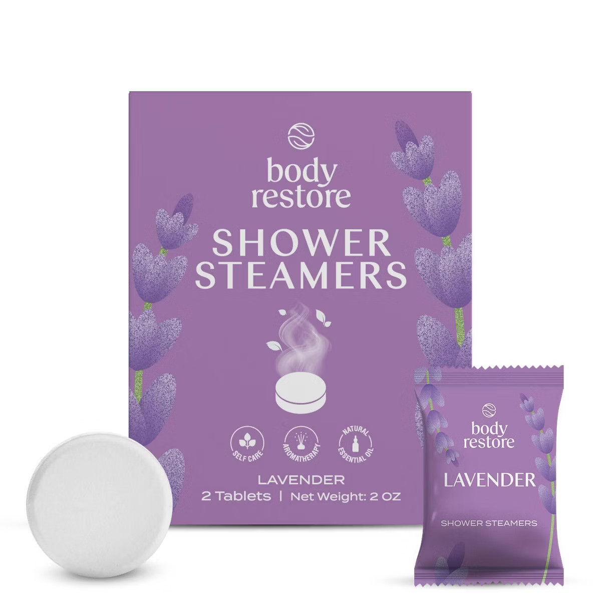 Body Restore Shower Steamers with 100% Natural Essential Oil - 2oz/2ct | Target