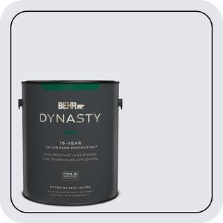 1 gal. #630E-1 Dreamy Cloud Semi-Gloss Exterior Stain-Blocking Paint & Primer | The Home Depot