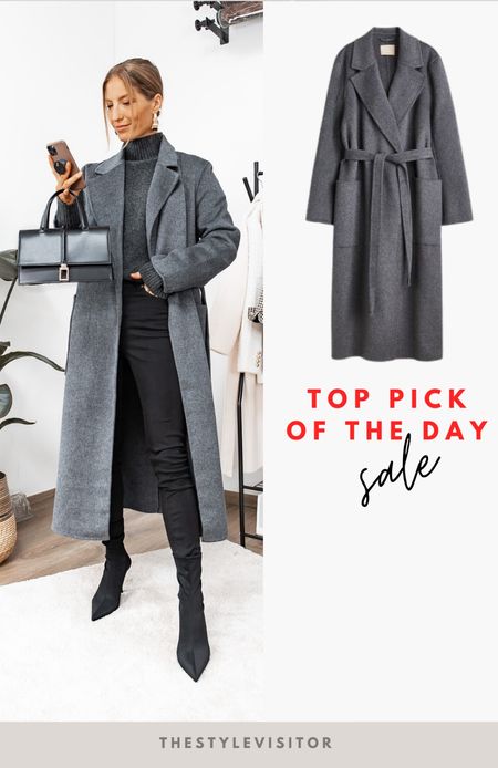 20-30 % off depending on your country. Already posted this coat in another color but I see it’s still in stock in some countries. Lovely grey melange color, easy to mix in with your black, white, beige, grey and neutral colored wardrobe. I would not size down but stay tts as you’re probably going to wear a sweater underneath. The bag I suggested and all other items are also on sale when in stock. Read the size guide/size reviews to pick the right size.

Leave a 🖤 to favorite this post and come back later to shop

#sale #black friday #blackfriday #coat #wool coat #grey 

#LTKCyberweek #LTKsalealert