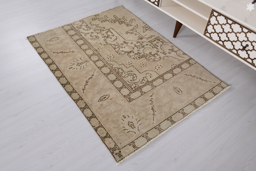 3x4 Rug,Persian Rug,Area Rug,Hand made Rug,Rug For Bedroom,3x4 Area Rug,Turkish Area Rug,Hand wov... | Etsy (US)