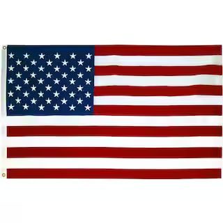 Seasonal Designs 3 ft. x 5 ft. U.S. Flag RF3N | The Home Depot
