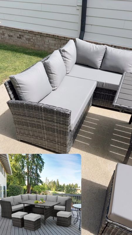 Outdoor furniture couch sectional table


#LTKhome #LTKVideo #LTKSeasonal