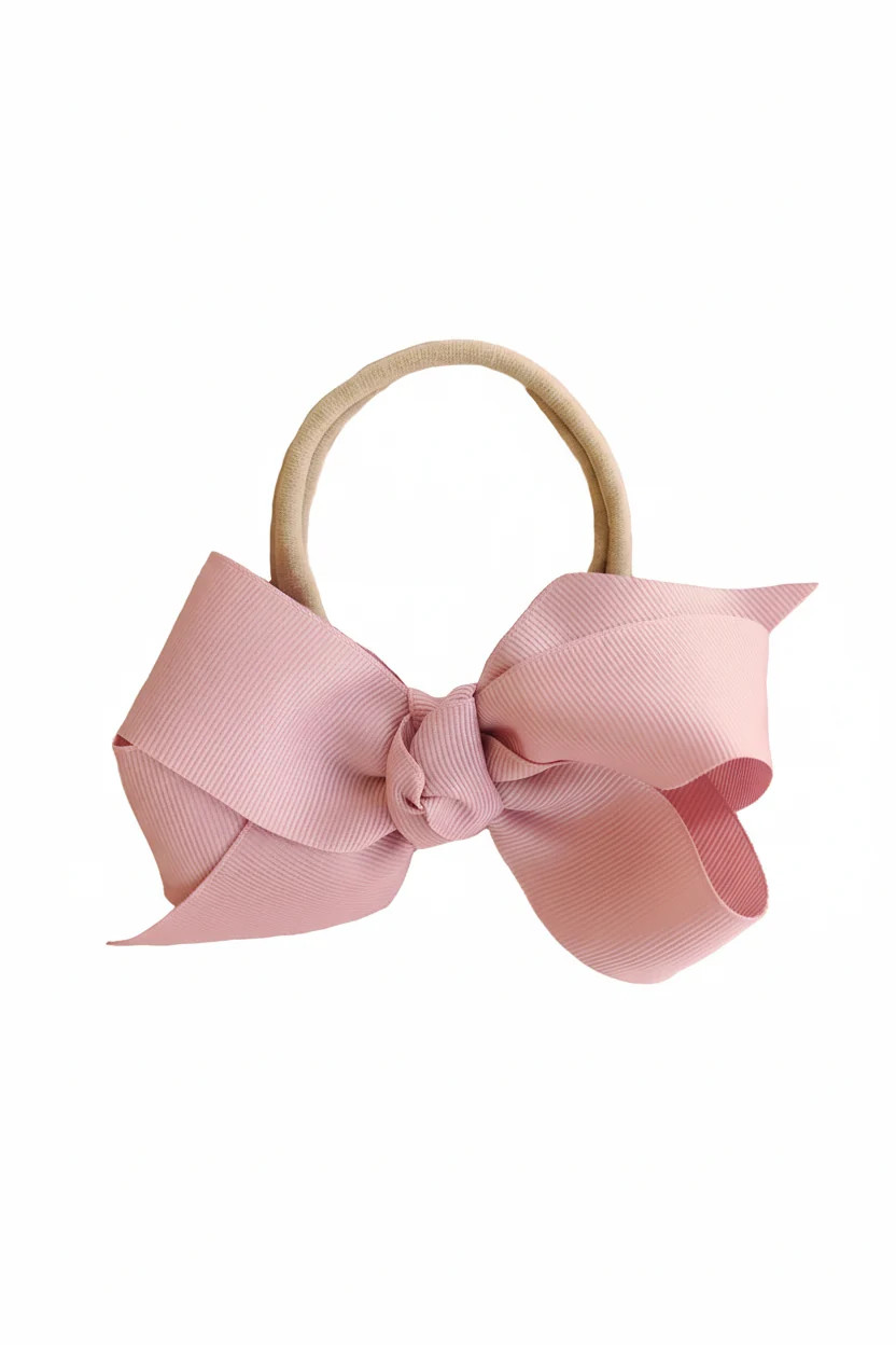Ribbon Bow Headband | Vintage Rose | Caden Lane