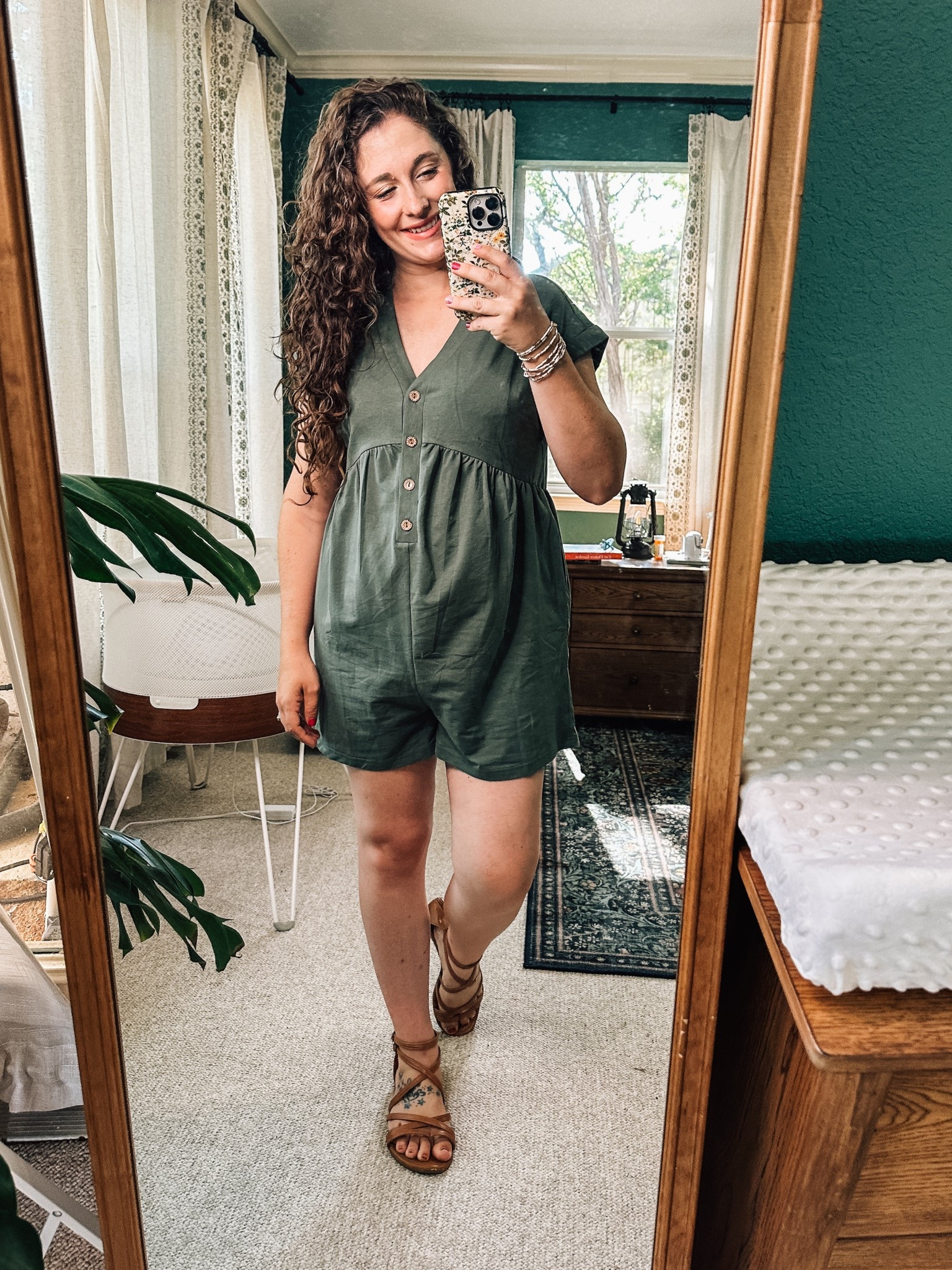 This romper has been a go-to lately—lightweight, comfy, and perfect for spring & summer days. The front buttons make it ideal for breastfeeding, and the relaxed fit is postpartum-friendly too. Styled with my favorite sandals for an easy, everyday mom look. Everything’s linked in my LTK!

Spring fashion

#LTKBump #LTKSaleAlert #LTKPetite