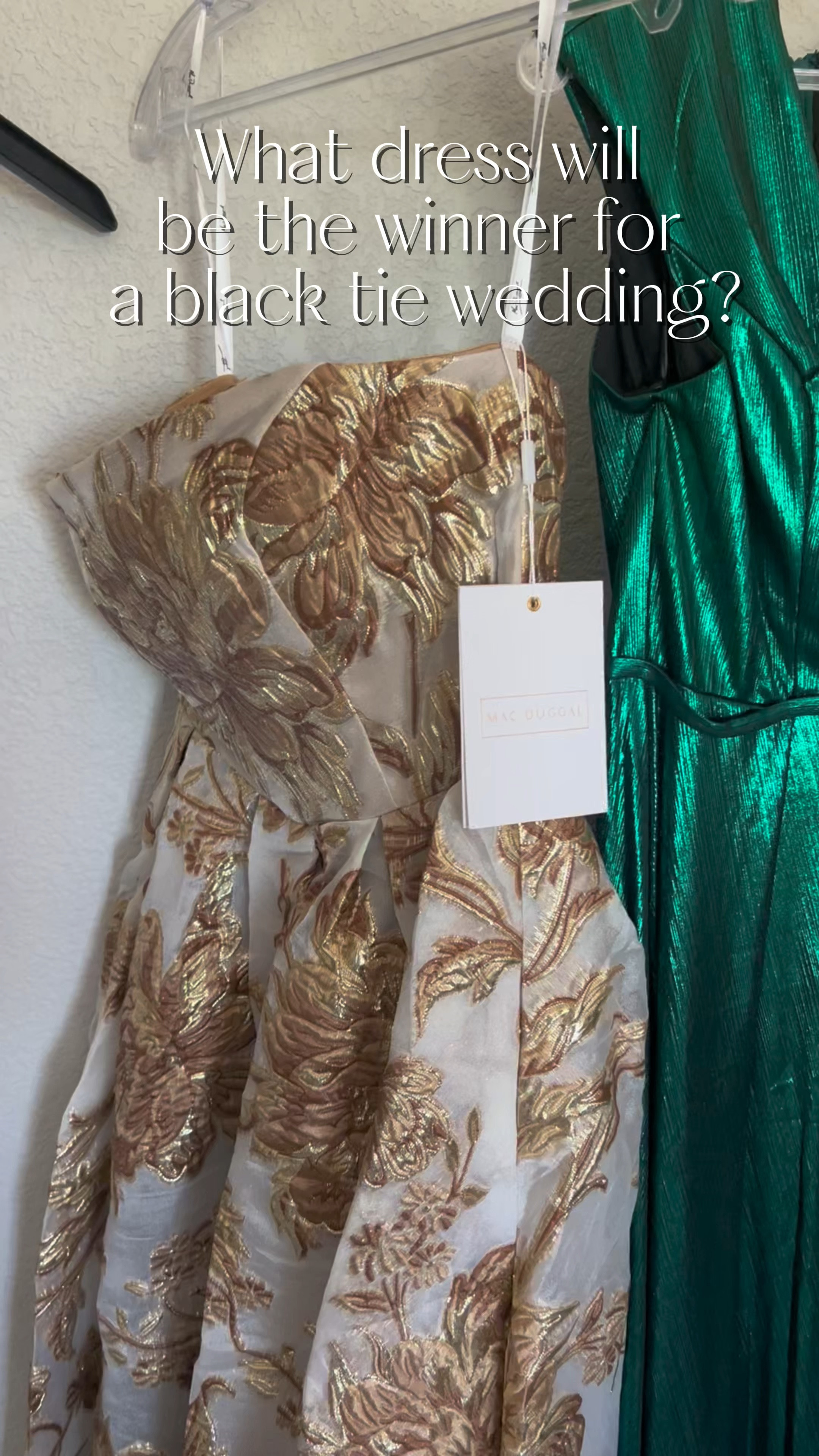 This pleated wedding guest dress fit SO well and I needed the hem brought up, but no other alternations! A 4 fit tts. 
Wedding guest, wedding outfit, wedding guest dress, Mac Duggal, black tie wedding, formal wear, evening wear 

#LTKWedding #LTKParties #LTKWatchNow