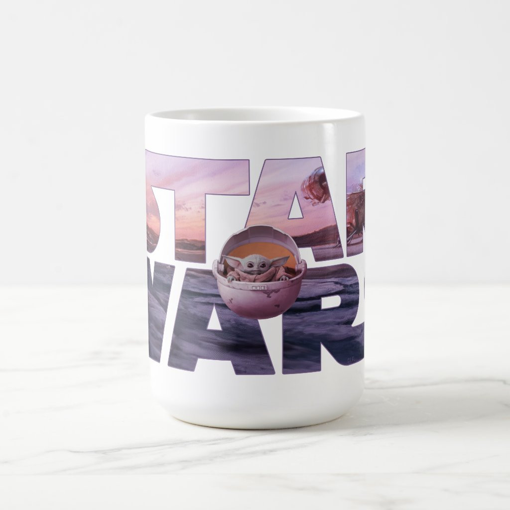 Star Wars Desert Title With The Child Coffee Mug | Zazzle