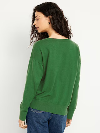 SoSoft Lite Loose V-Neck Sweater | Old Navy (US)