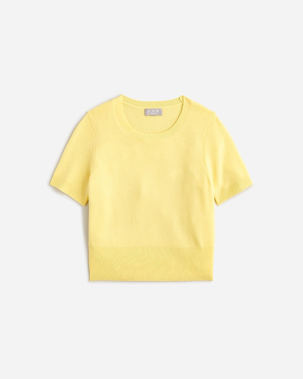 Cashmere shrunken T-shirt | J. Crew US