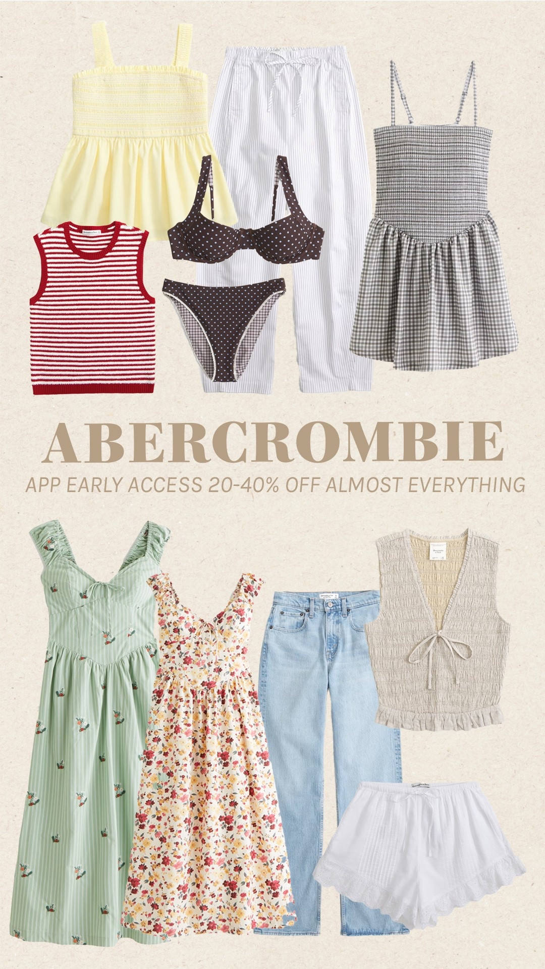 Abercrombie sale finds & vacation outfits beach

#LTKgrwm #LTKPetite #LTKSaleAlert