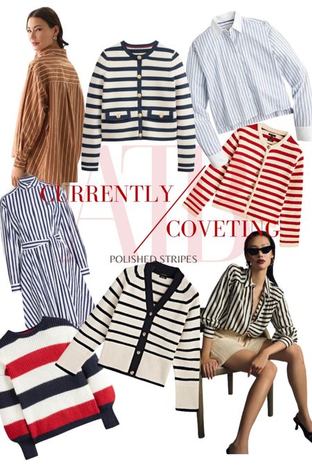 CURRENTLY COVETING // Polished stripes 

With spring’s arrival not far now, this is the perfect time to refresh your wardrobe with this timeless pattern in the seasons best silhouettes. 

Stripe style, stripe, spring stripe looks, stripe outfit, spring outfit, seasonal stripes 

#LTKunder100 #LTKSeasonal #LTKFind