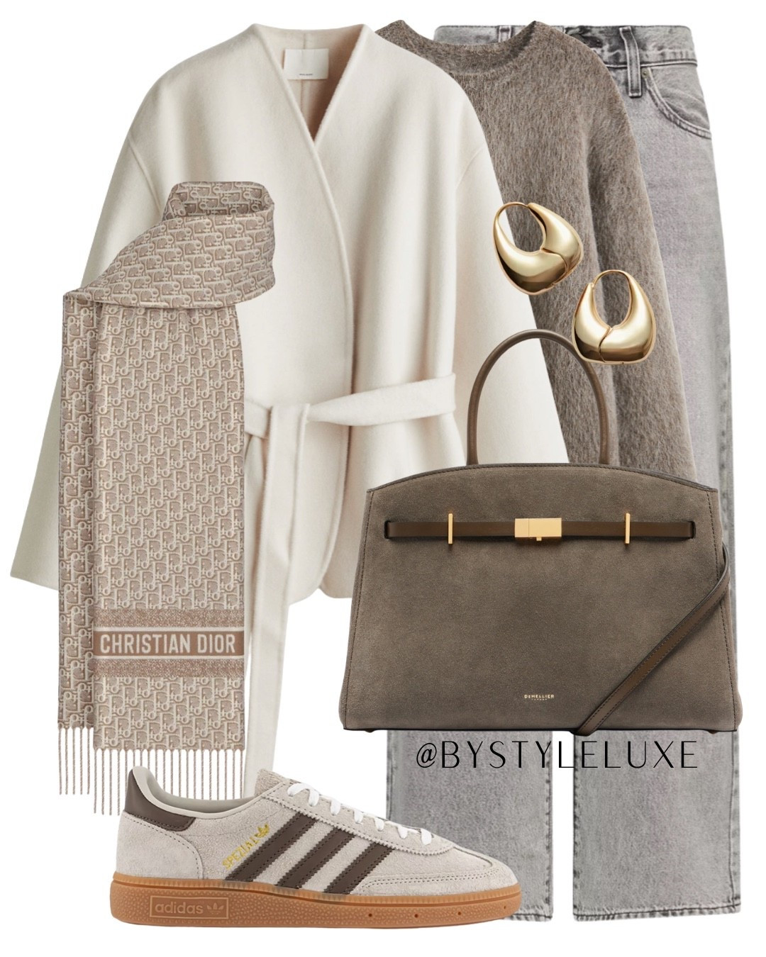 WRAP COAT - adore this cream handmade wool coat, so versatile and chic. Styled here with jeans and Spezials 

#trainers #jeans #autumnoutfit

#LTKjeans #LTKshoes #LTKautumn