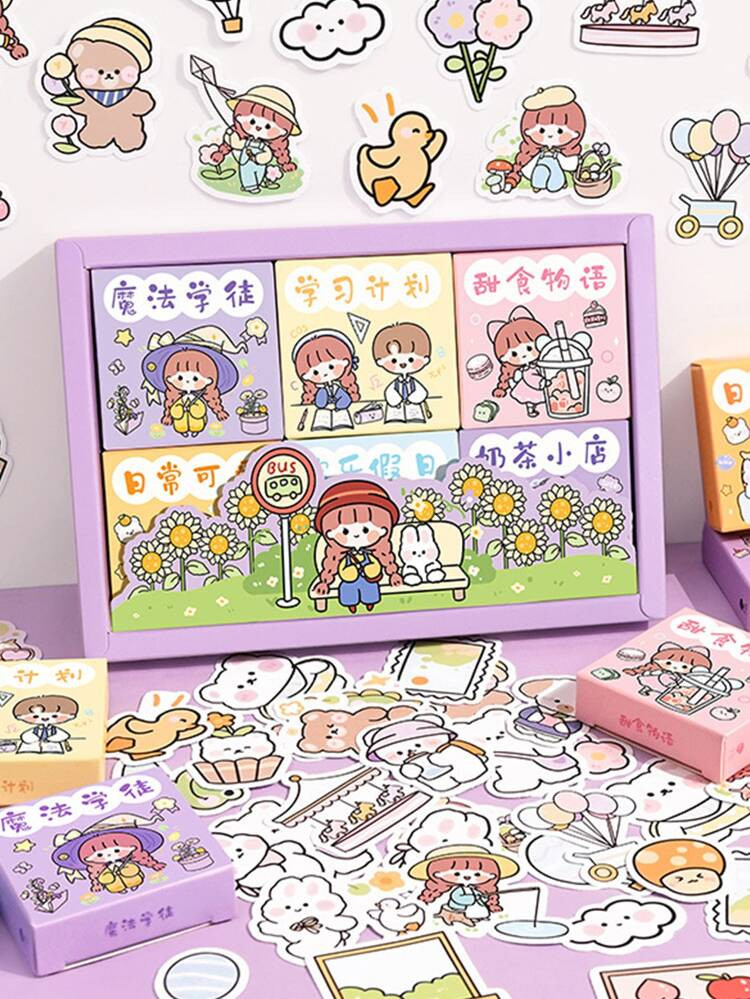 300pcs Cartoon Graphic Random Sticker | SHEIN