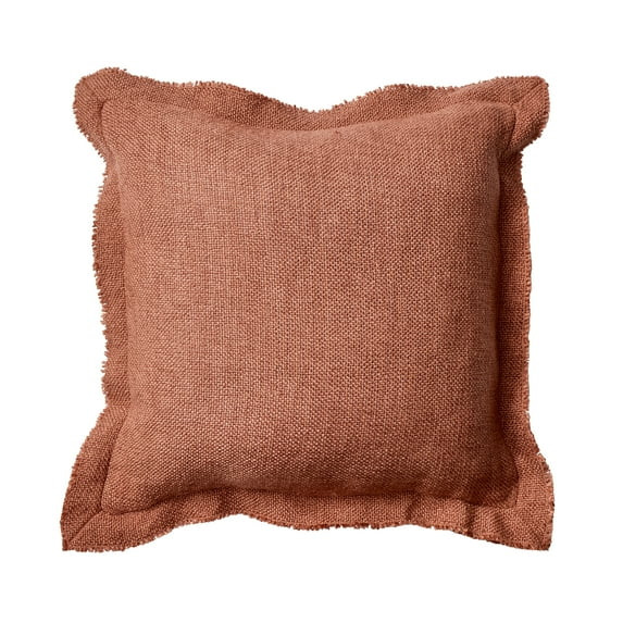 Better Homes & Gardens 20" x 20" Luxe Flange Polyester Decorative Pillow | Walmart (US)