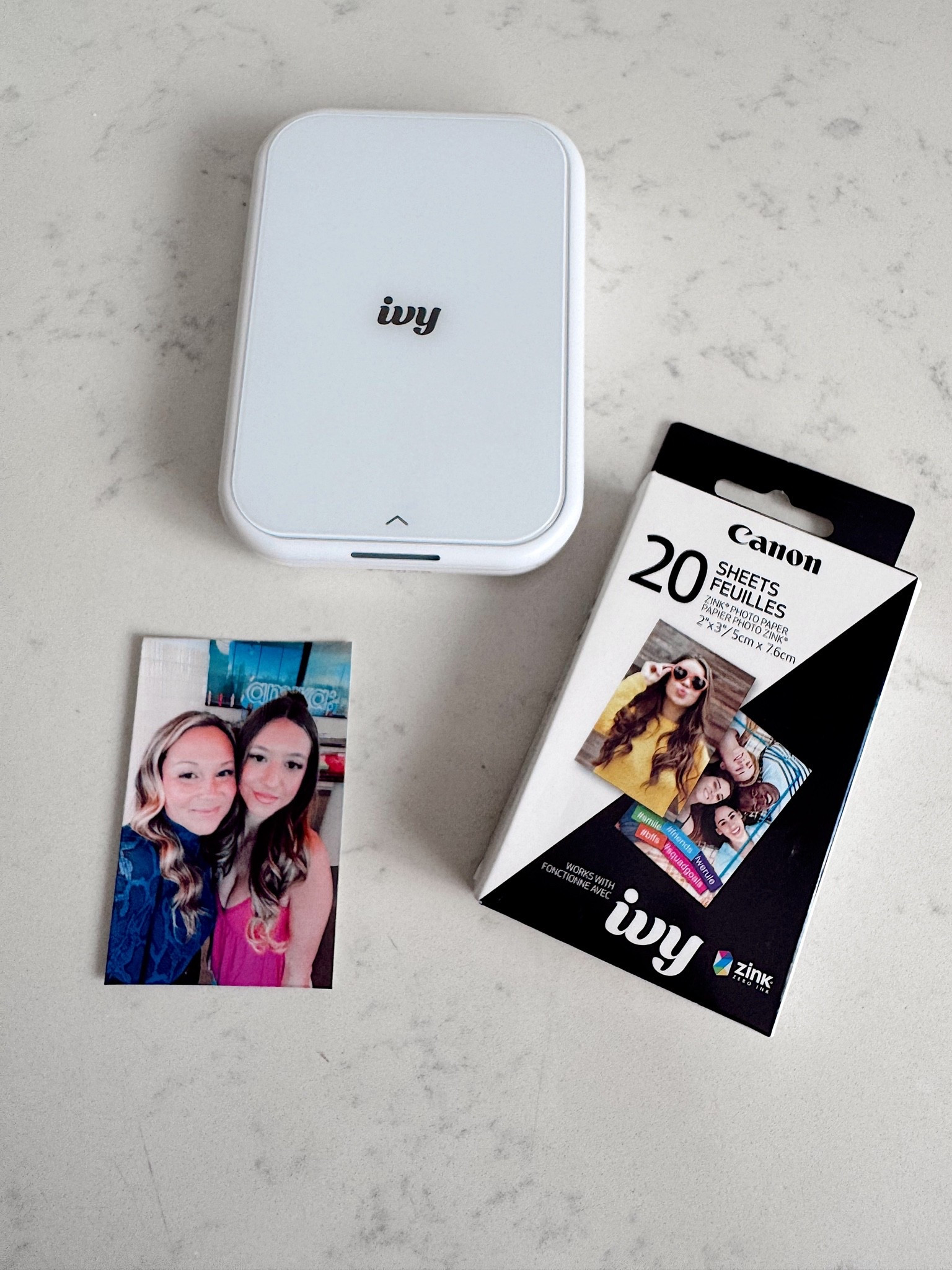 Cutest mini picture printer! Prints pics from your phone in seconds! Love this as a gift idea! 

Amazon finds, gift ideas, holiday gifts, PBDD, tech gifts