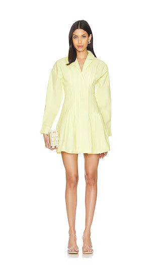 SOVERE Verse Shirt Dress in Yellow. - size M | Revolve Clothing (Global)