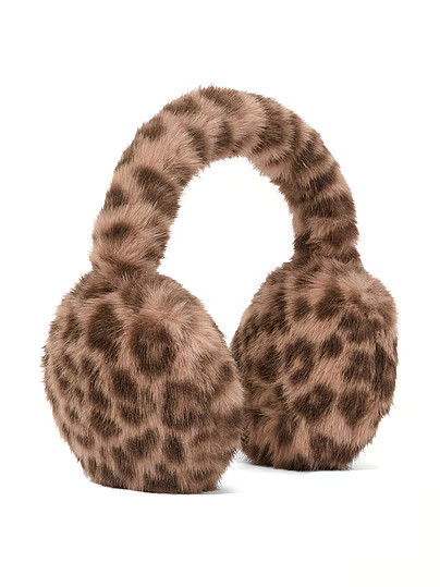 Fuzzy Feels Earmuﬀs, Print, One Size - Women's Hats - PINK | Victoria's Secret (US / CA )