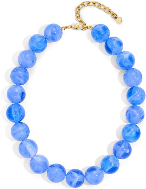 LILIE&WHITE Colorful Chunky Bead Necklaces For Women Trendy Boho Collar Statement Necklace Choker... | Amazon (US)