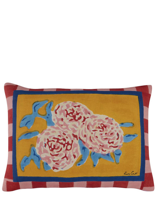 Leopard Stripes Gold baby pillow | Luisaviaroma