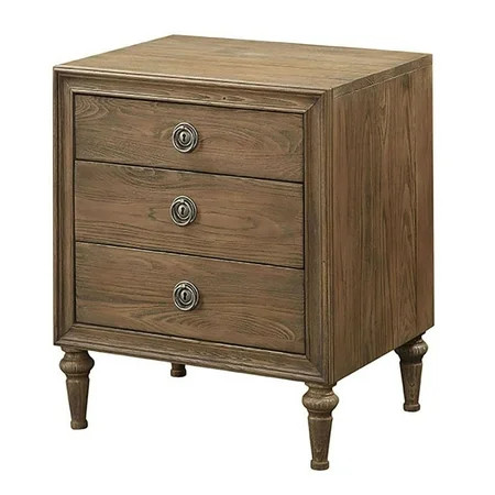 Milhouse Reclaimed Oak Nightstand with 3-Drawer | Walmart (US)