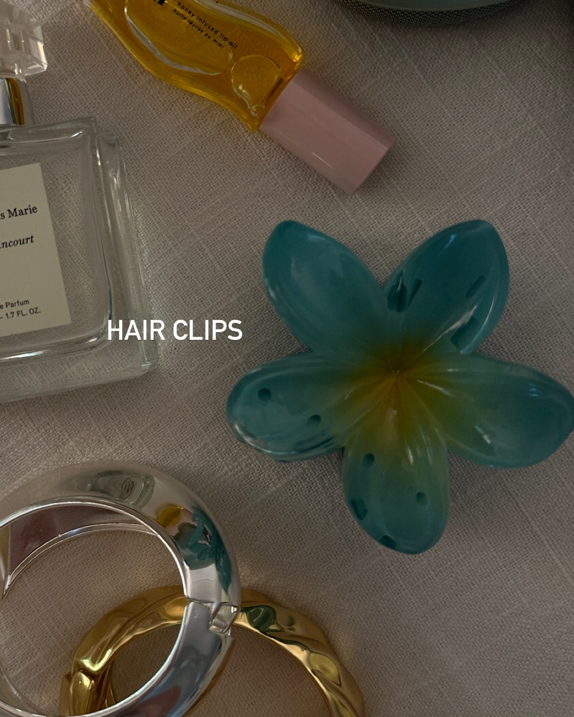 flower hair clips for summer 🌺☀️