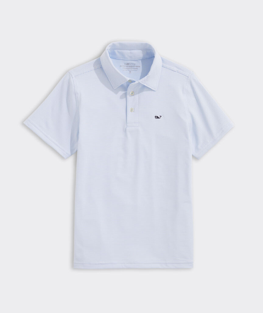 Boys' Performance St. Jean Stripe Sankaty Polo | vineyard vines
