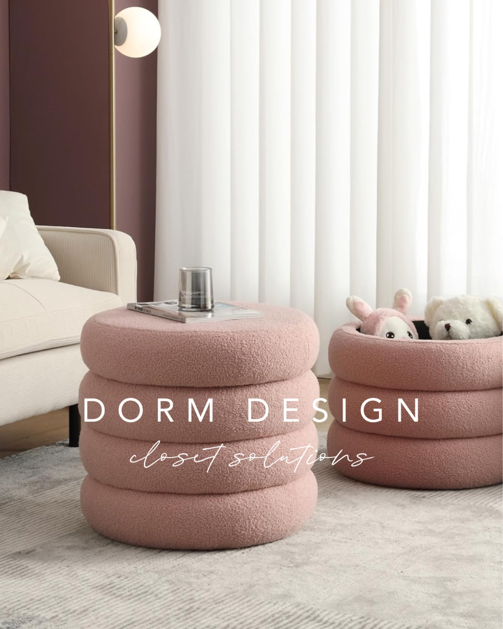 Closet solutions for small spaces like dorm rooms or sorority houses. 💌 

#LTKhome #LTKU #LTKstyletip