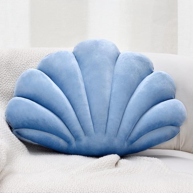 Sioloc Shell Pillows,Seashell Shaped Accent Throw Pillows,Decorative Pillow Cushion Floor Pillow ... | Amazon (US)