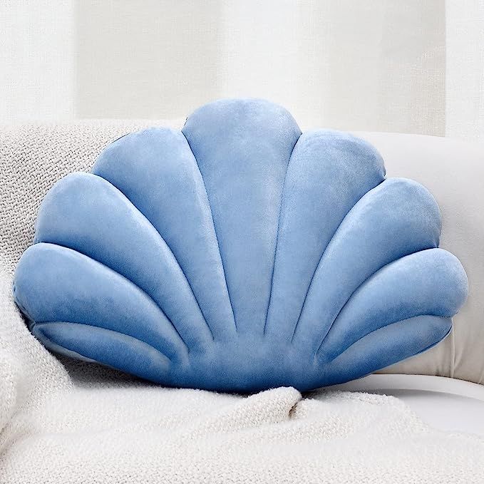 Sioloc Shell Pillows,Seashell Shaped Accent Throw Pillows,Decorative Pillow Cushion Floor Pillow ... | Amazon (US)