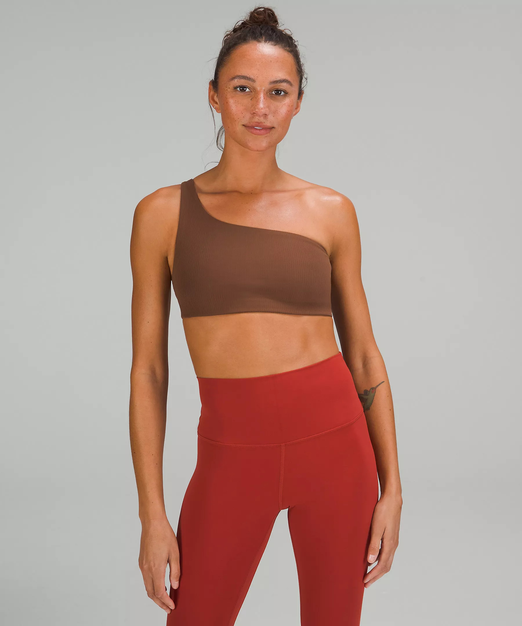 Ribbed Nulu Asymmetrical Yoga Bra Light Support, A/B Cup | Lululemon (US)