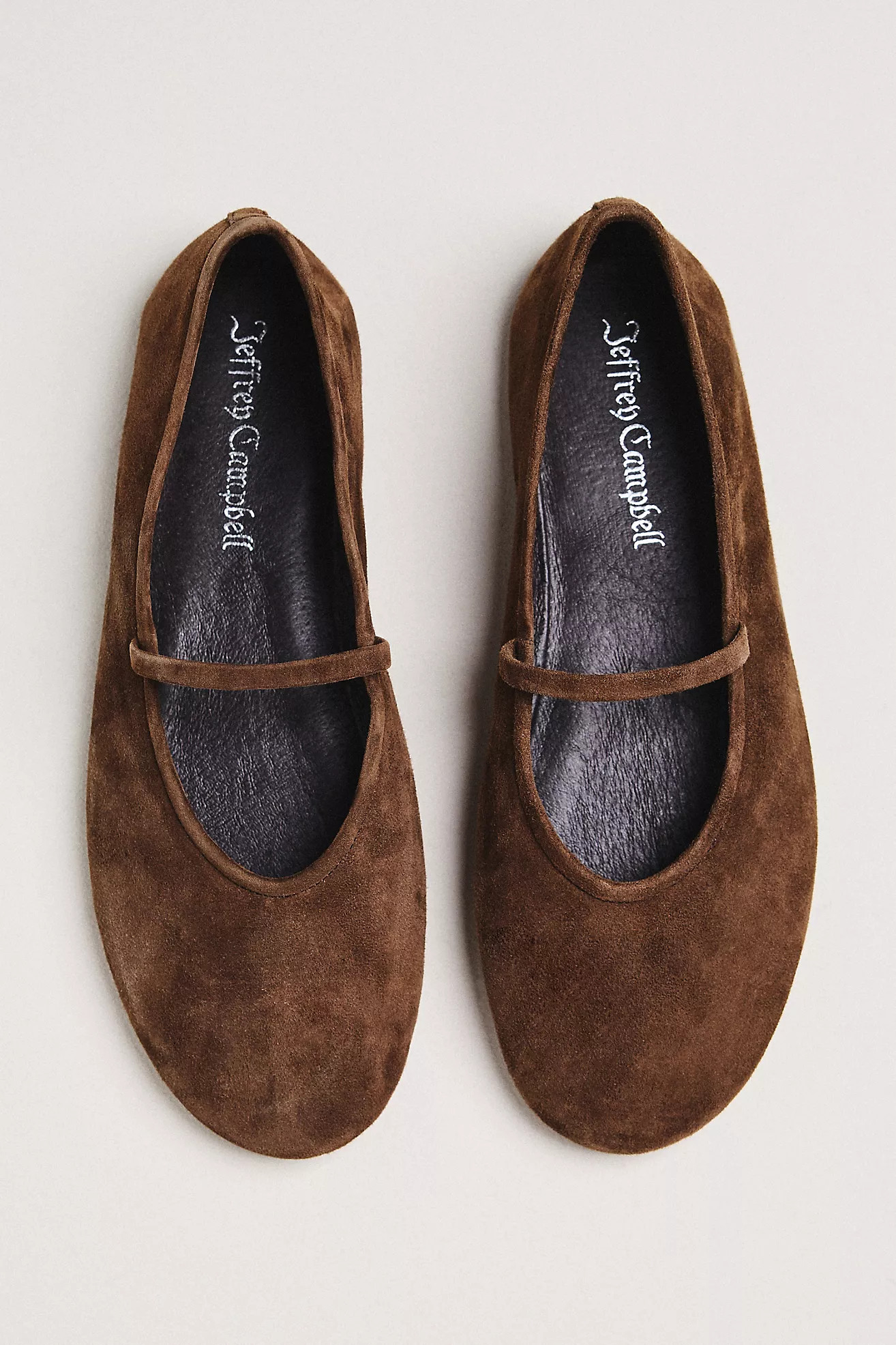 Jeffrey Campbell Dancerina Suede Ballet Flats | Anthropologie (US)