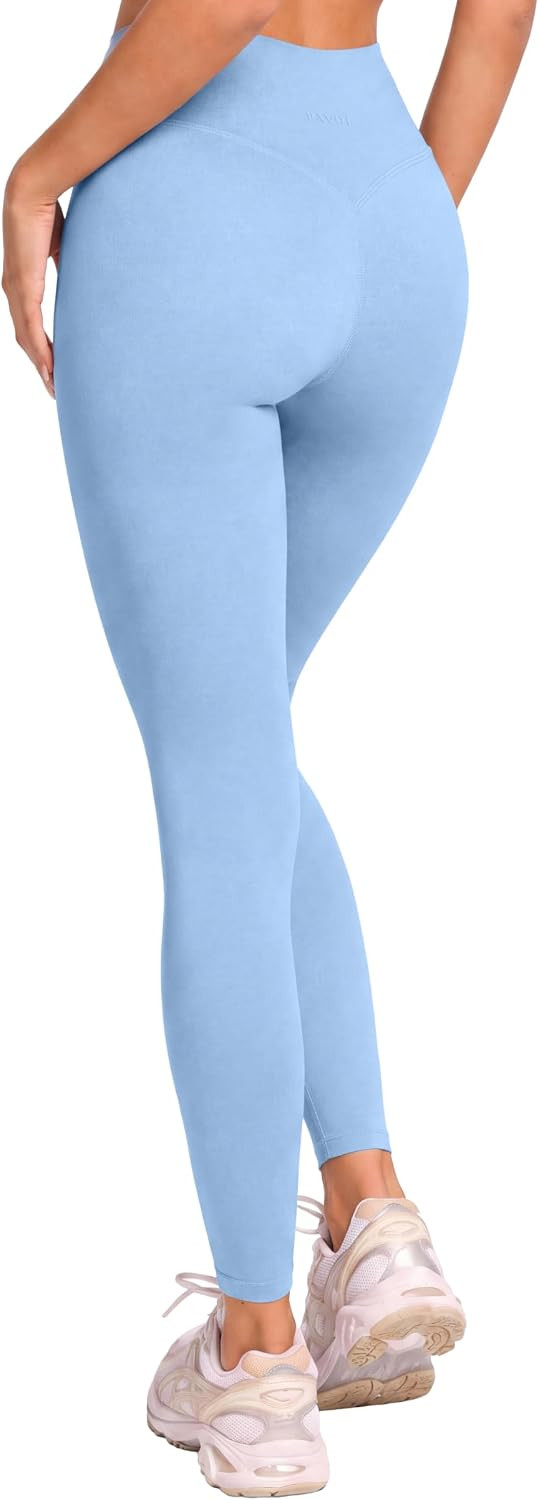 PAVOI ACTIVE High Rise Leggings for Women, Soft No Front Seam, CloudBlend | Amazon (US)