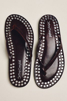 Jeffrey Campbell Katrina Studded Thongs | Anthropologie (US)