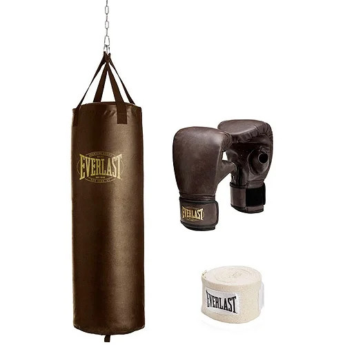 Everlast 100 lb Vintage Heavy Bag Kit - Walmart.com | Walmart (US)