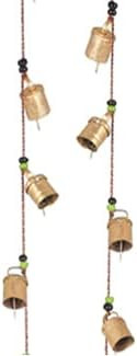 Set of 2 Rustic Vintage Bell for Home Decor Wall Decoration Garden - 5 Handmade Bells in a String... | Amazon (US)
