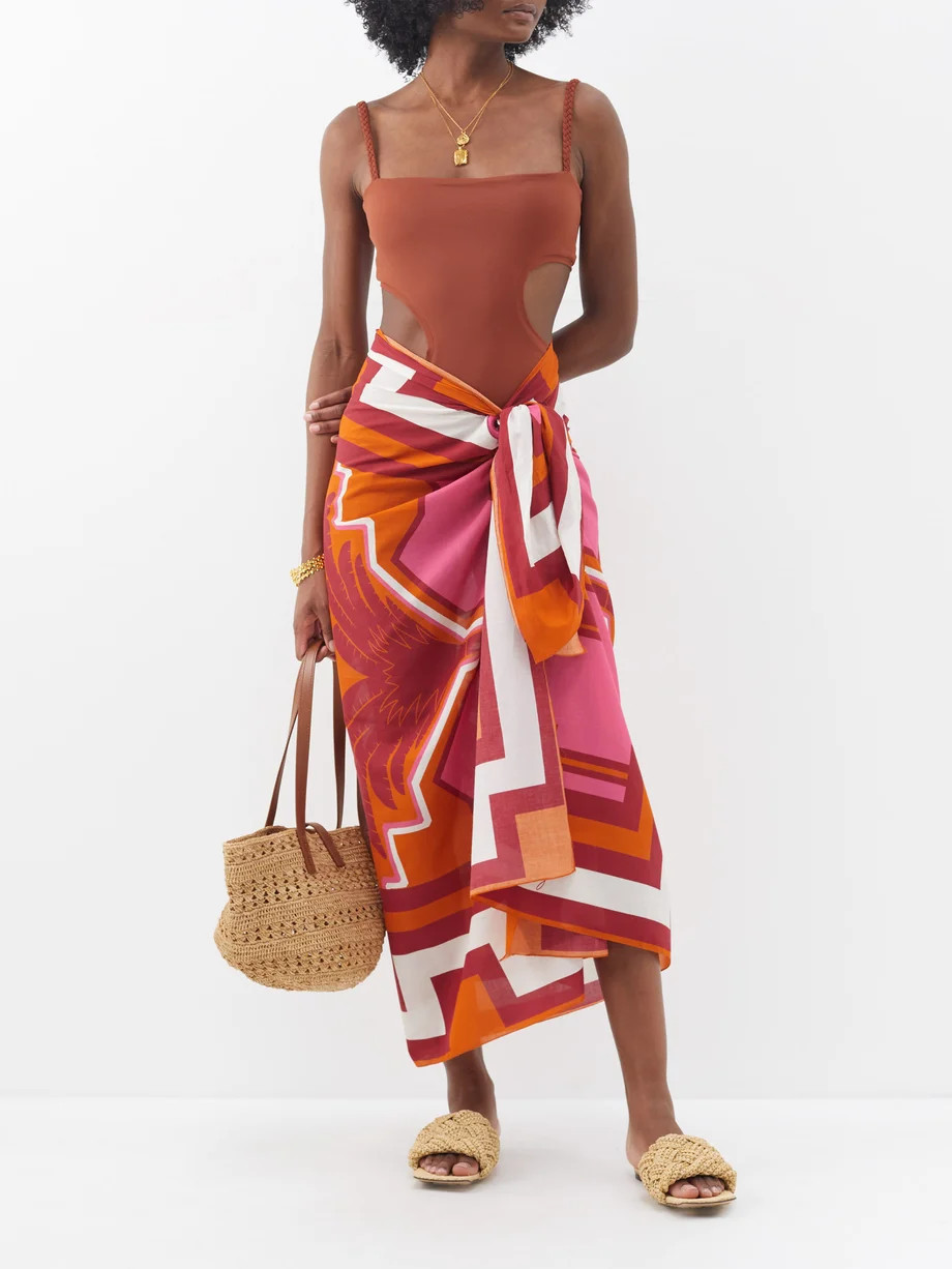 Sacred Sun cotton-voile sarong | Matches (US)